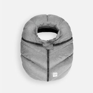 7am Enfant Car Seat Cocoon cover with plush lining in grey Excellent condition